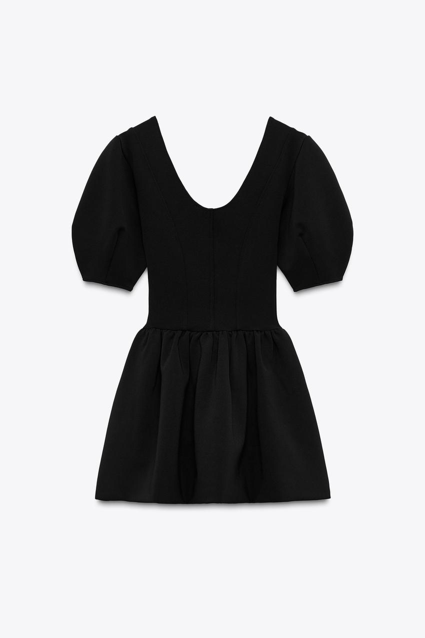 ZARA FITTED SKATER DRESS