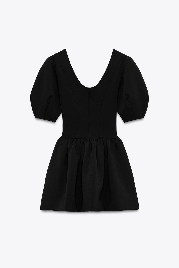 ZARA FITTED SKATER DRESS