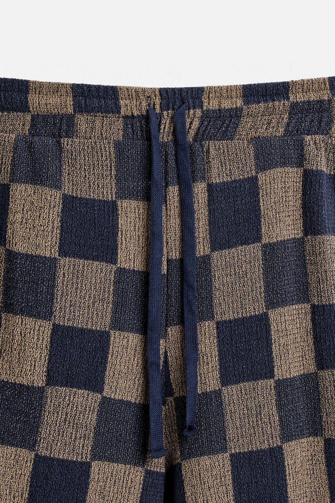 ZARA CHECKERED KNIT PANTS