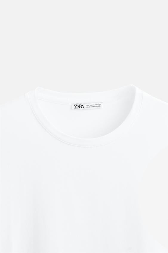 Zara BASIC SLIM FIT T-SHIRT