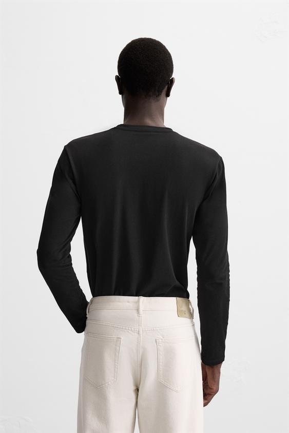 Zara BASIC SLIM FIT T-SHIRT