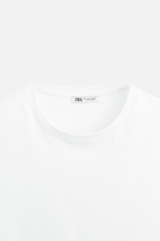 Zara BASIC SLIM FIT T-SHIRT