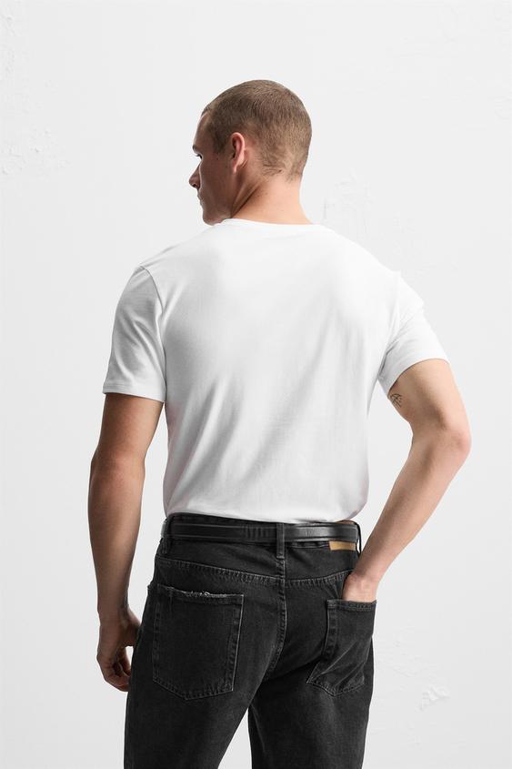 Zara BASIC V-NECK T-SHIRT
