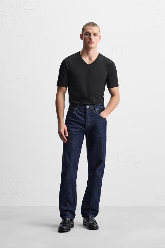 Zara BASIC V-NECK T-SHIRT