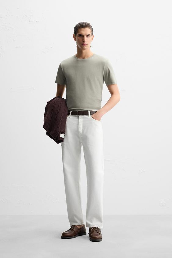 Zara BASIC SLIM FIT T-SHIRT