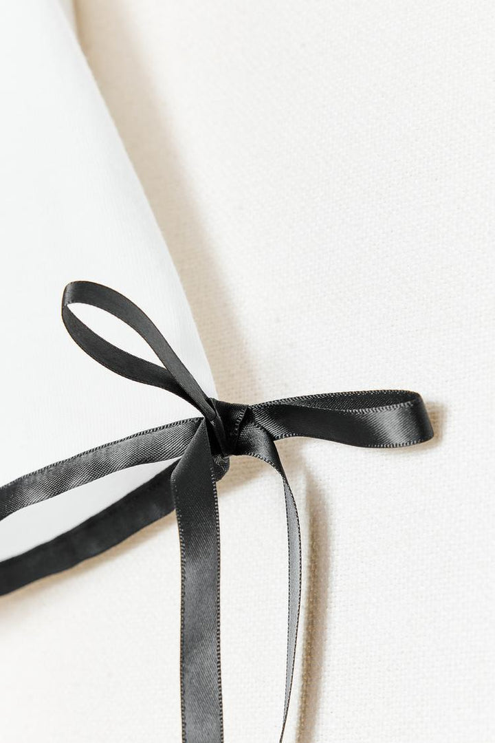 ZARA CONTRAST BOW T-SHIRT