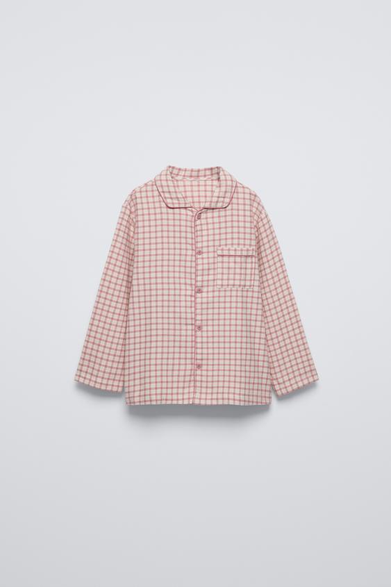 Zara 3-6 YEARS/ CHECKERED PAJAMAS