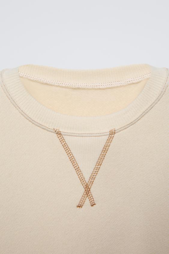 Zara PLAIN SWEATSHIRT