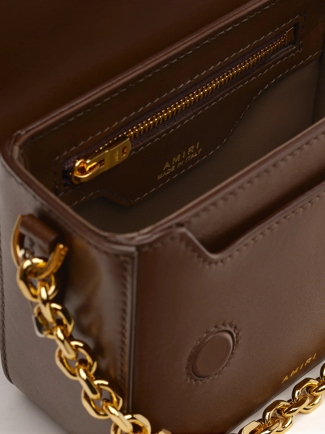 AMIRI WOMEN'S MICRO MA BAG WITH CHAIN HANDLE