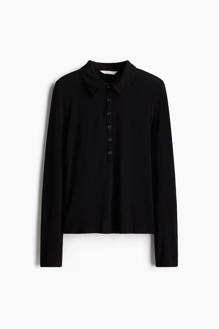 H&M JERSEY POLO SHIRT