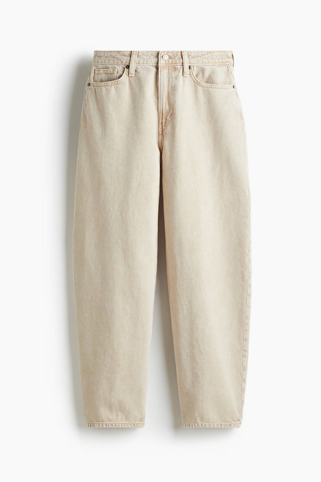H&M High Rise Barrel Leg Jeans