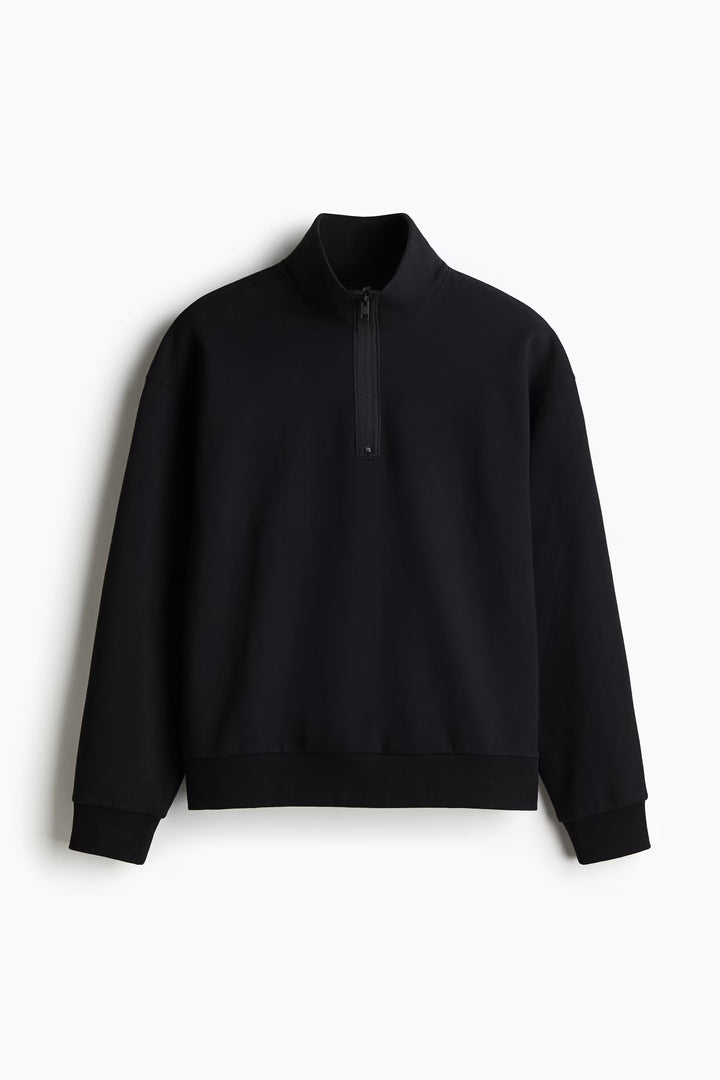 H&M Loose Fit Half-Zip Sweatshirt