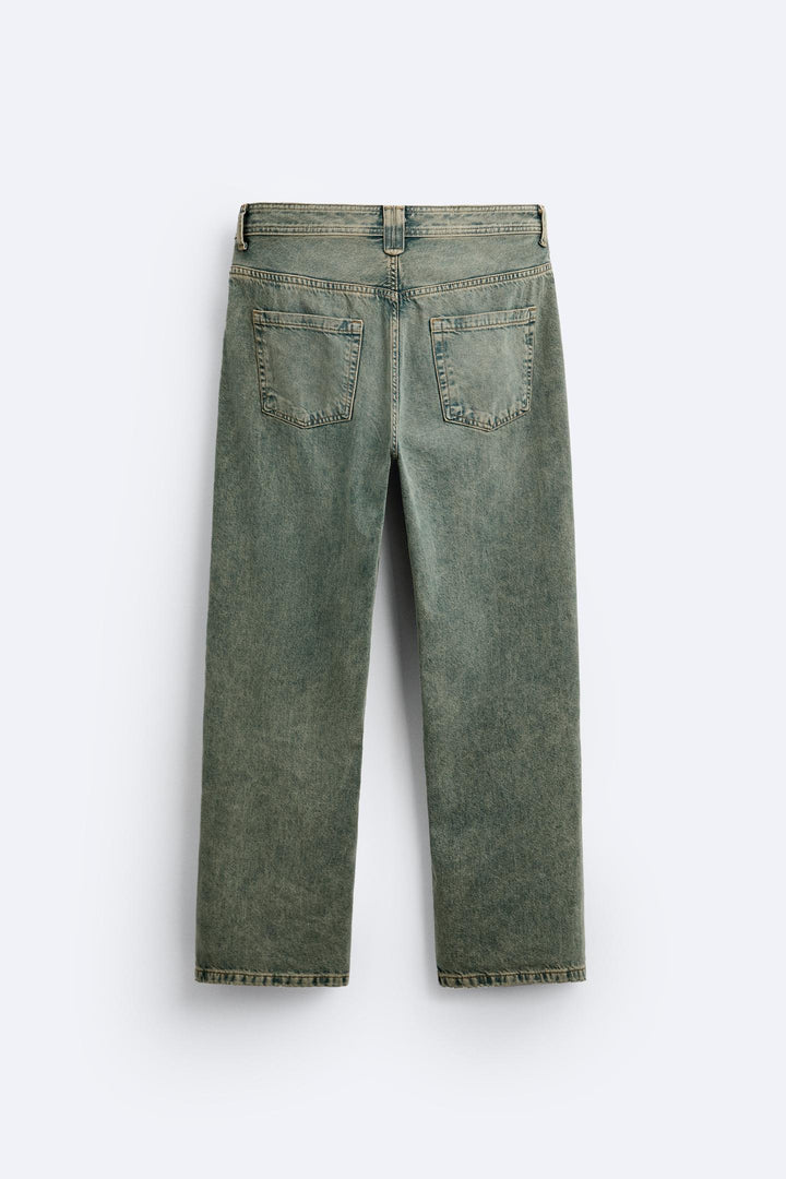 ZARA RELAXED FIT SEAM JEANS