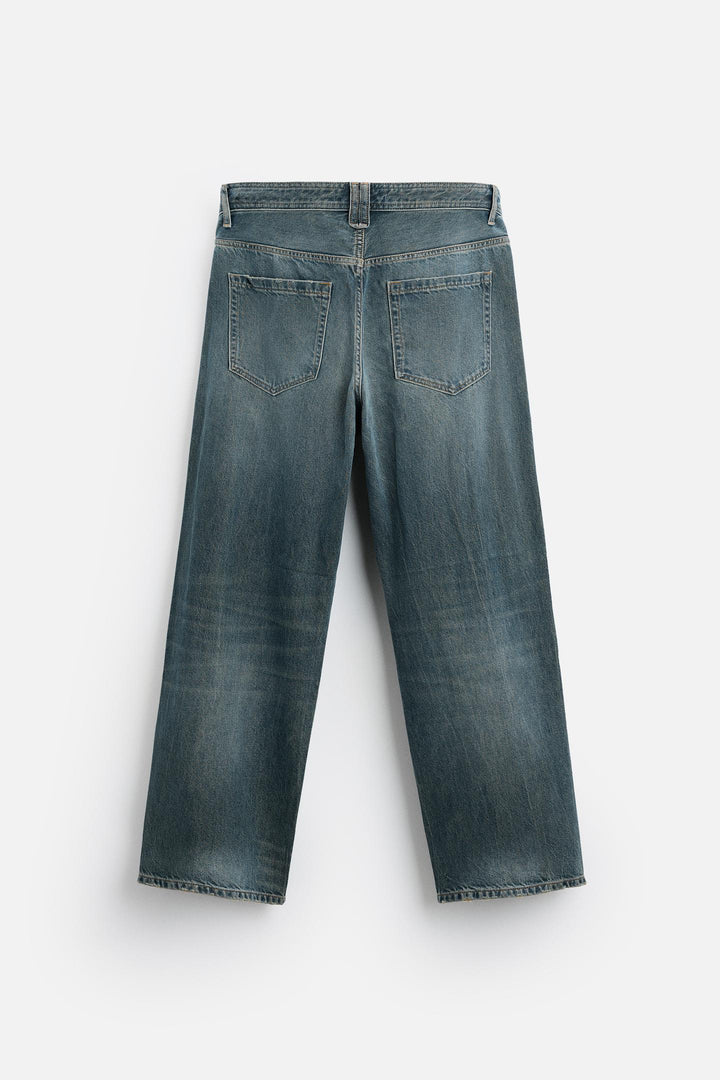 ZARA RELAXED FIT SEAM JEANS