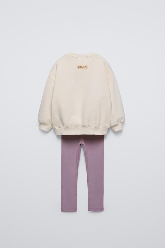 Zara ELSA FROZEN © DISNEY SWEATSHIRT AND LEGGINGS SET