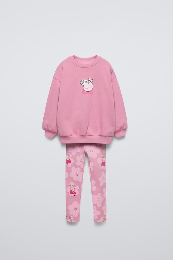 Zara PEPPA PIG ™ SWEATSHIRT AND LEGGINGS MATCHING SET