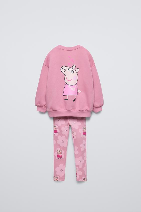 Zara PEPPA PIG ™ SWEATSHIRT AND LEGGINGS MATCHING SET
