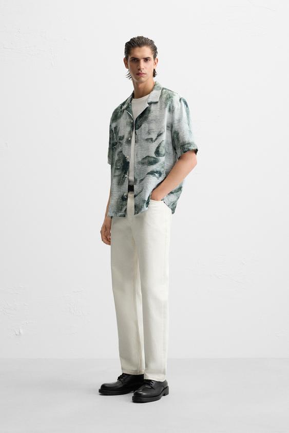 Zara ABSTRACT PRINT SHIRT