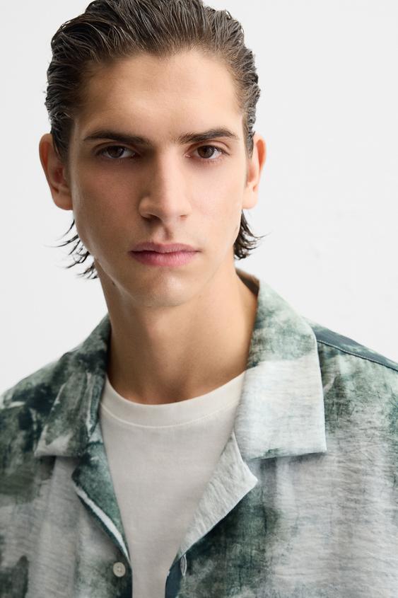 Zara ABSTRACT PRINT SHIRT