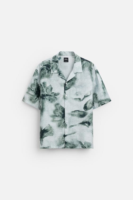 Zara ABSTRACT PRINT SHIRT
