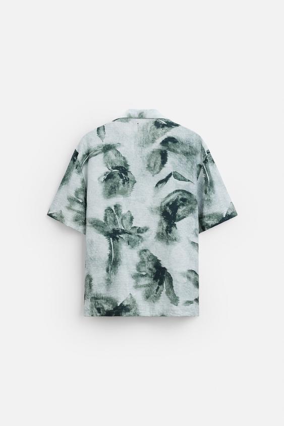 Zara ABSTRACT PRINT SHIRT