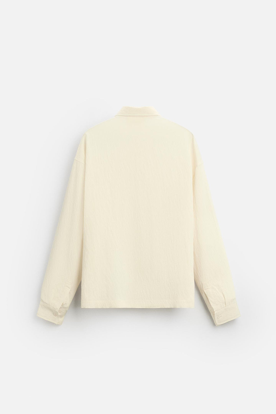 ZARA TEXTURED STRIPED SHIRT