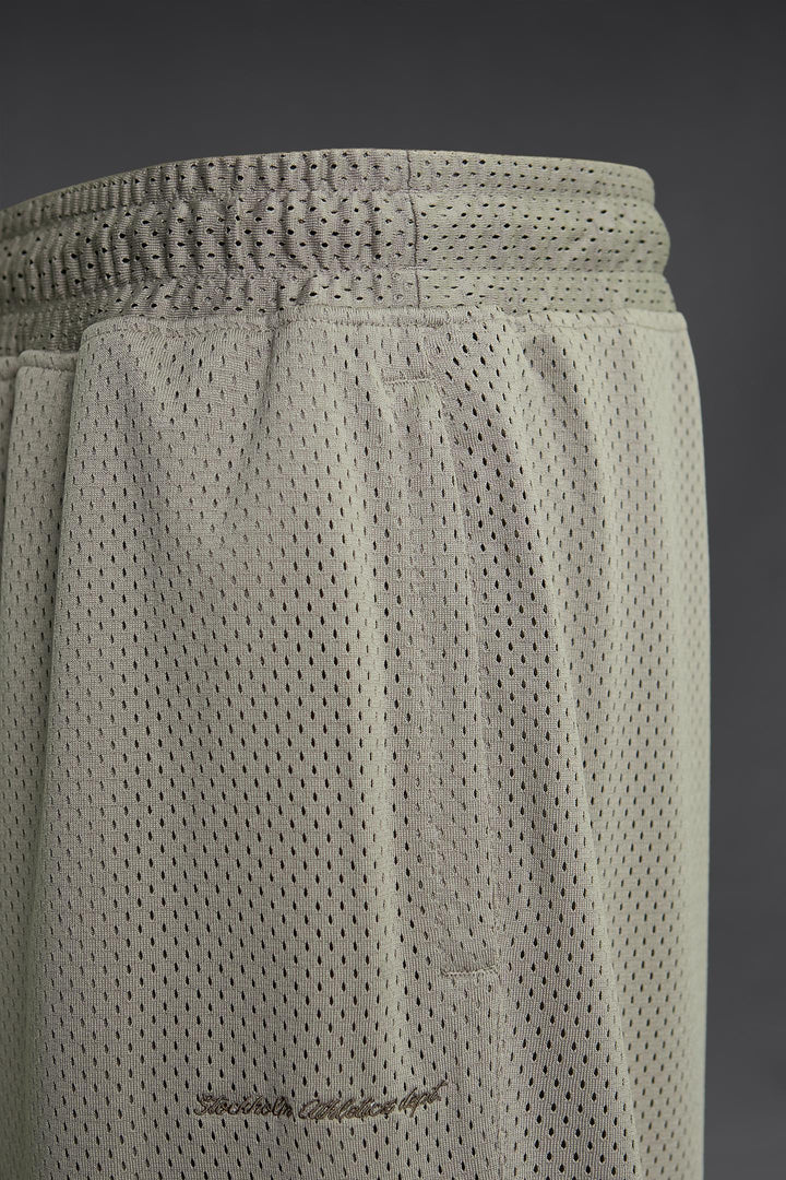 ZARA MESH TEXTURED SHORTS