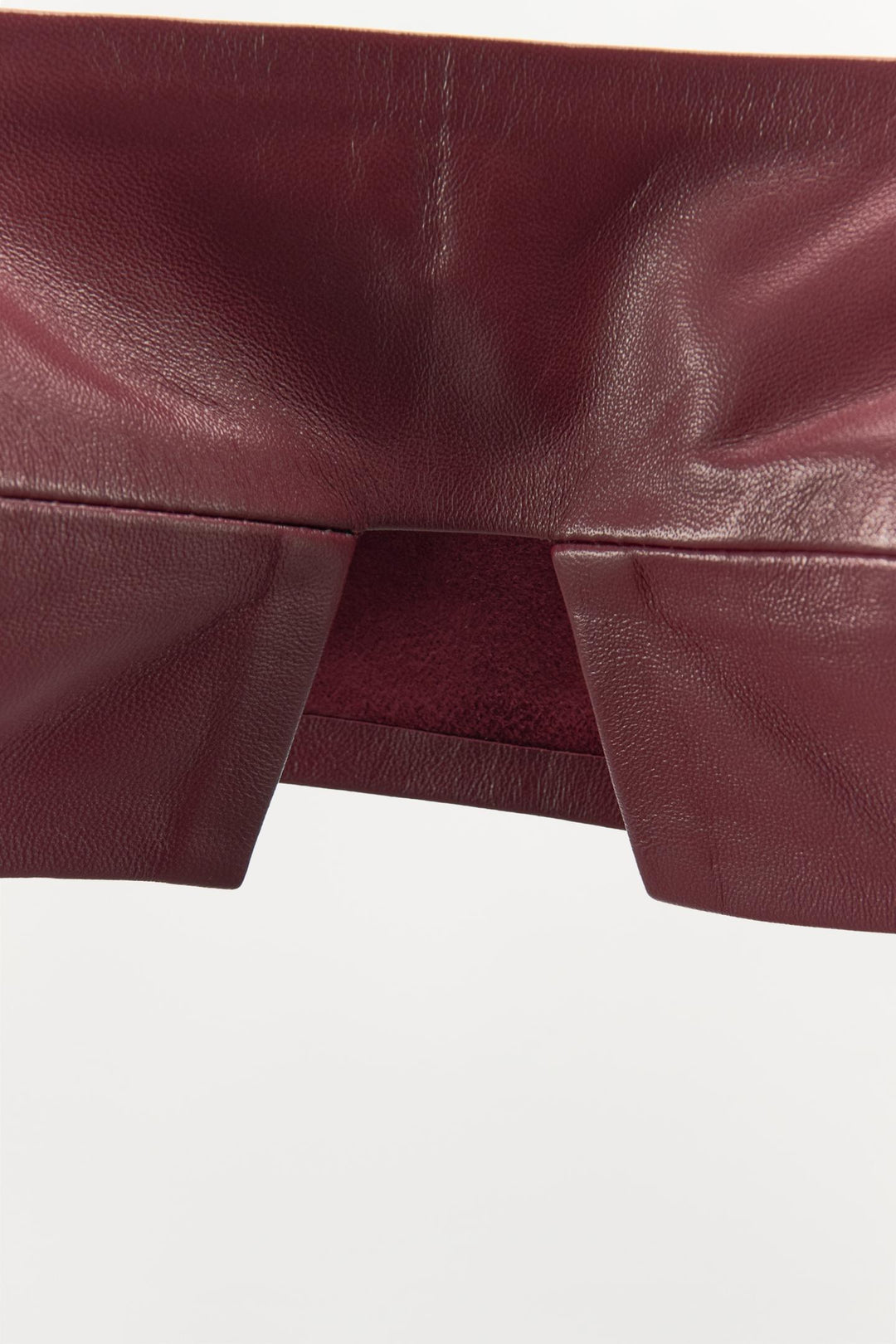 ZARA 100% LEATHER BRA TOP
