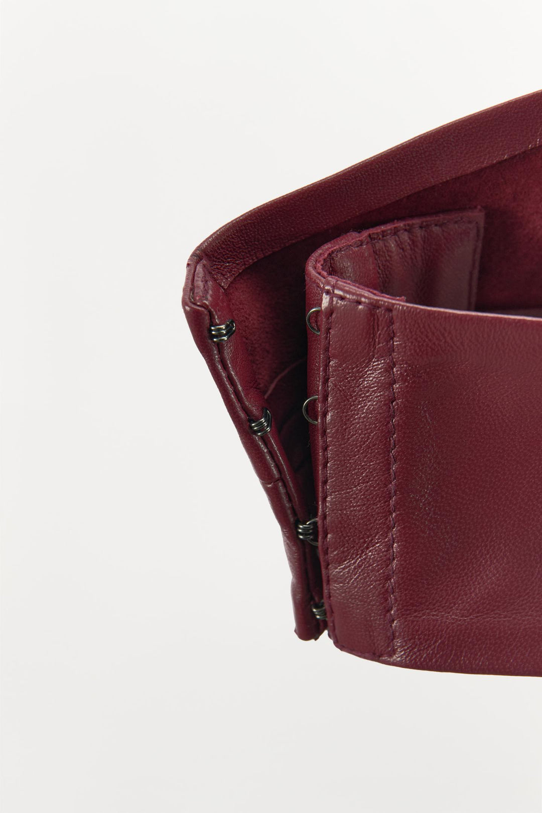 ZARA 100% LEATHER BRA TOP