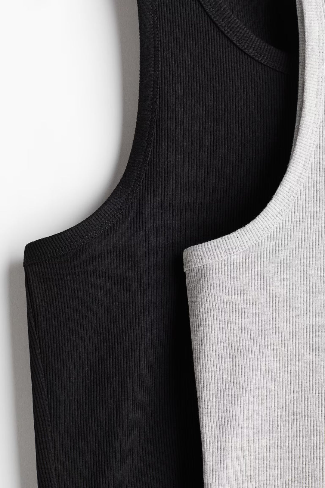H&M 2-pack Slim Fit Ribbed Tank Tops