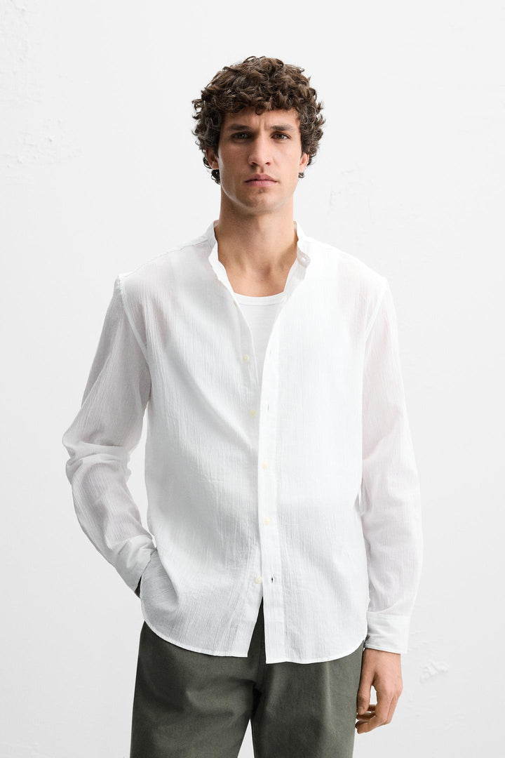 ZARA WRINKLED LOOK SHIRT