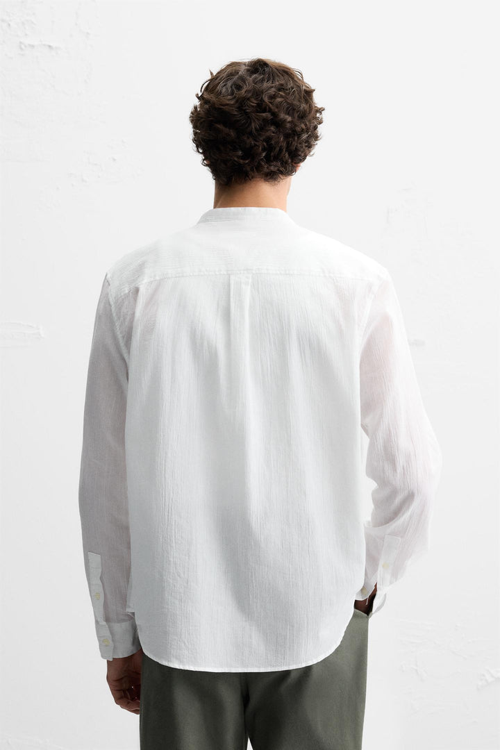 ZARA WRINKLED LOOK SHIRT