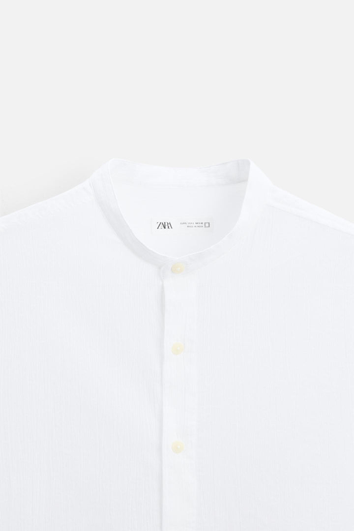 ZARA WRINKLED LOOK SHIRT