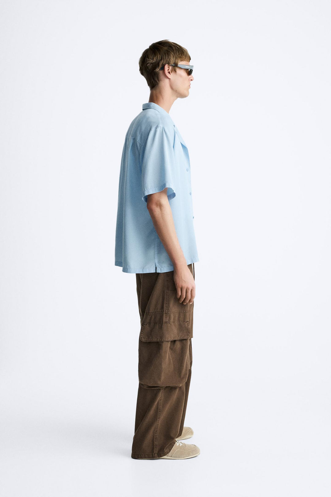 ZARA CARGO PARACHUTE PANTS