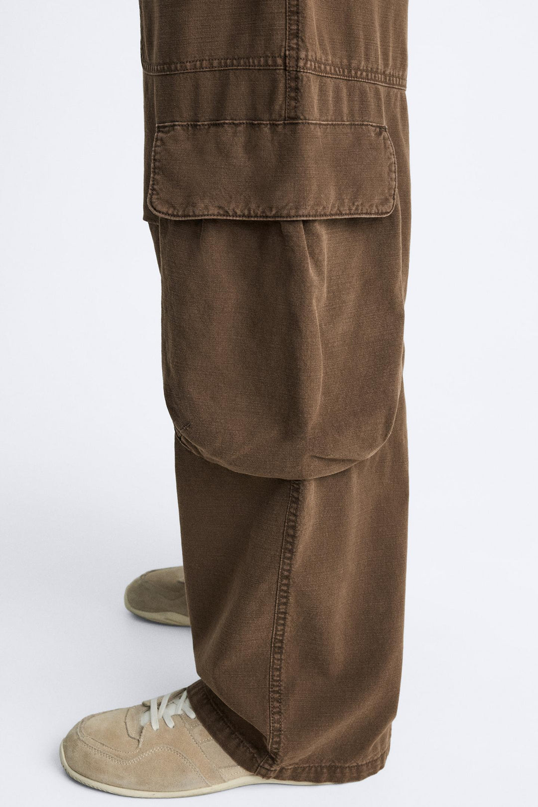 ZARA CARGO PARACHUTE PANTS