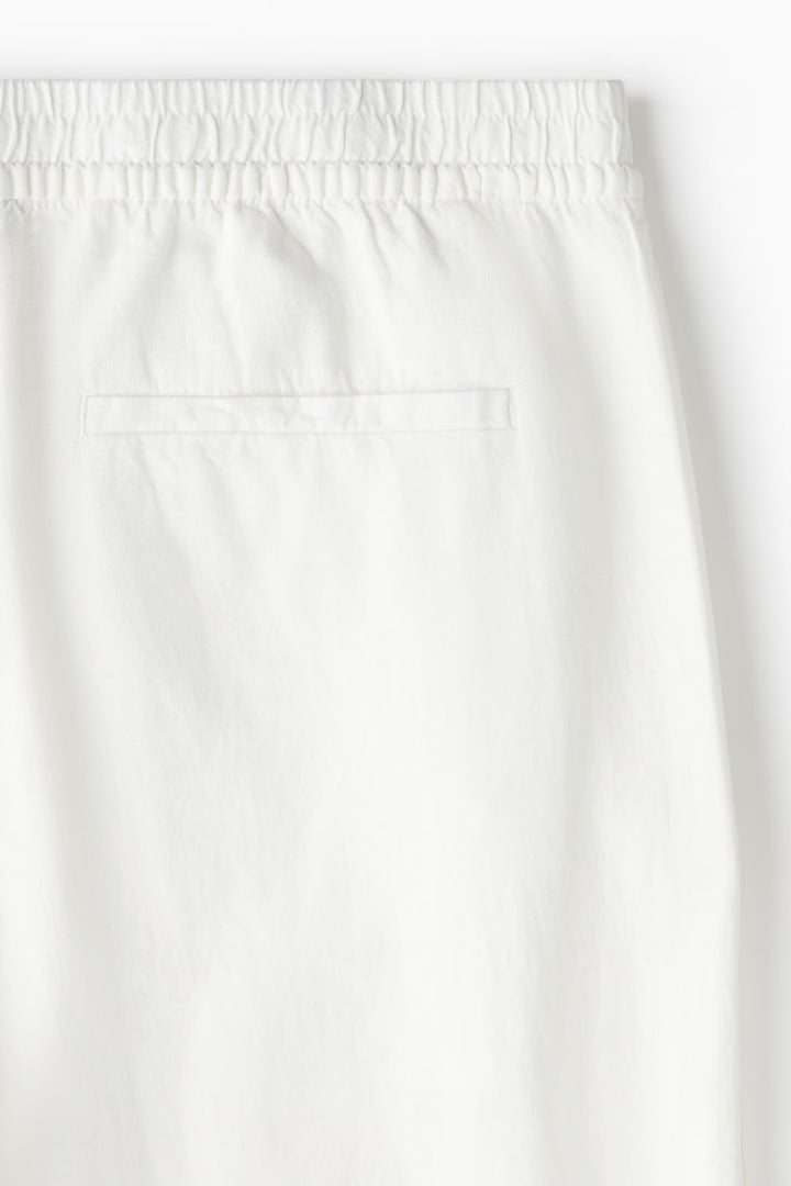 H&M Regular-Fit Linen-Blend Pants