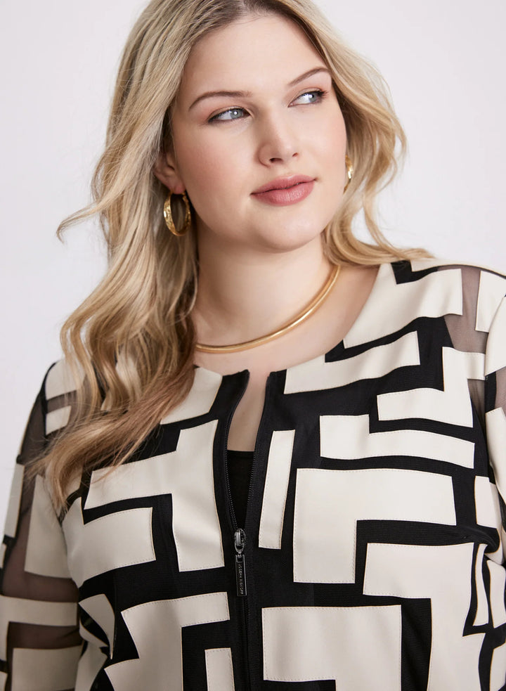 LAURA Joseph Ribkoff - Geometric Print Jacket