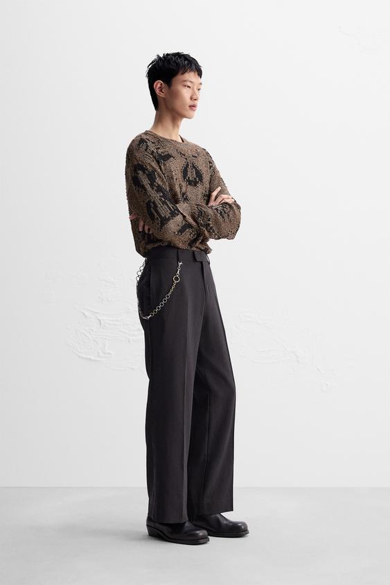 Zara SHINY OPEN KNIT SWEATER LIMITED EDITION