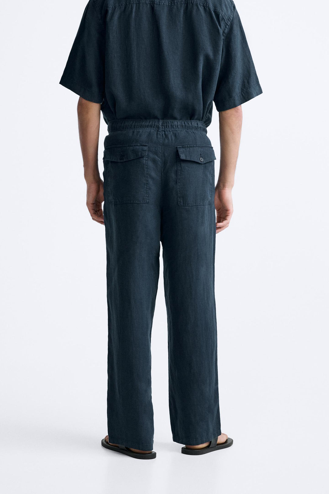 ZARA LINEN PANTS IN 100% LINEN