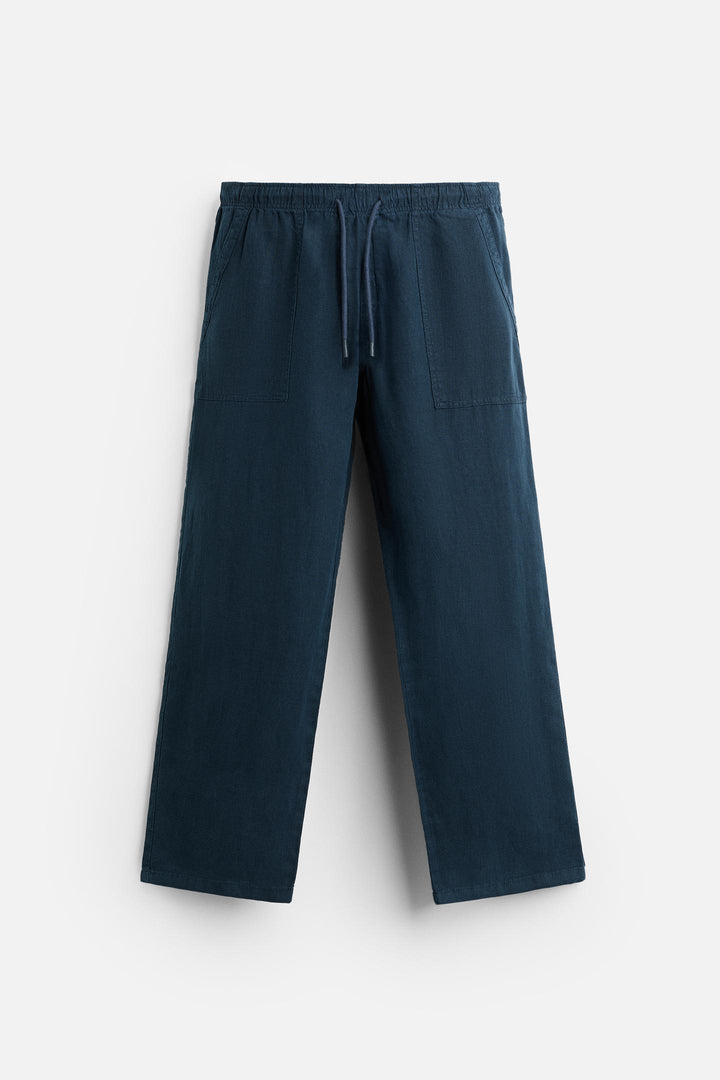 ZARA LINEN PANTS IN 100% LINEN