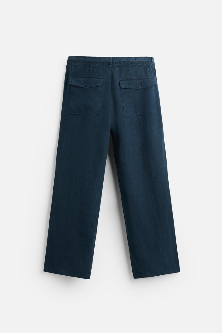 ZARA LINEN PANTS IN 100% LINEN