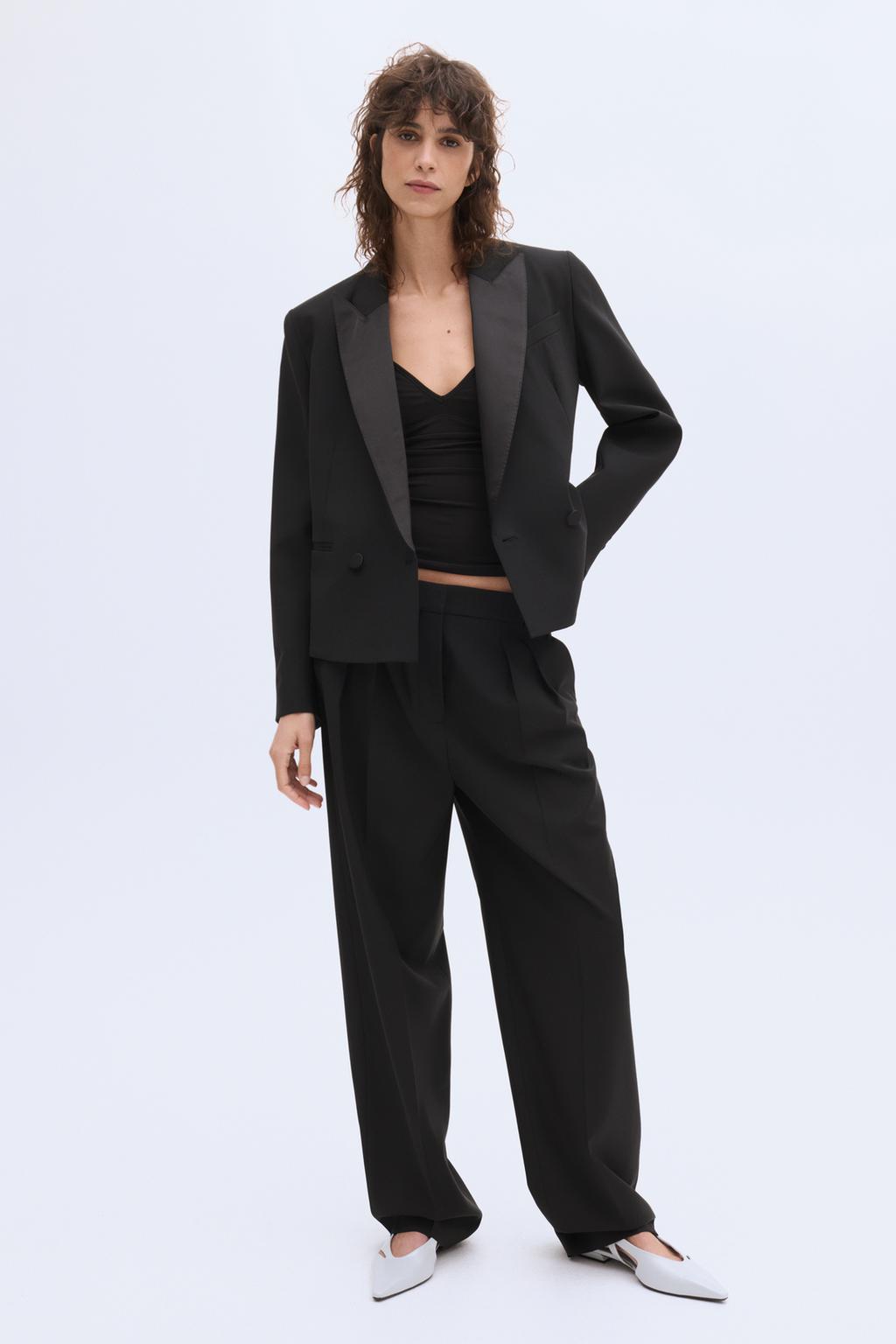 ZARA ZW COLLECTION PLEATED PANTS