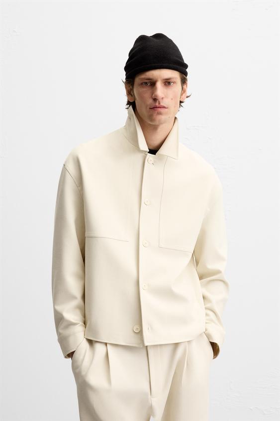 Zara BOXY FIT OVERSHIRT