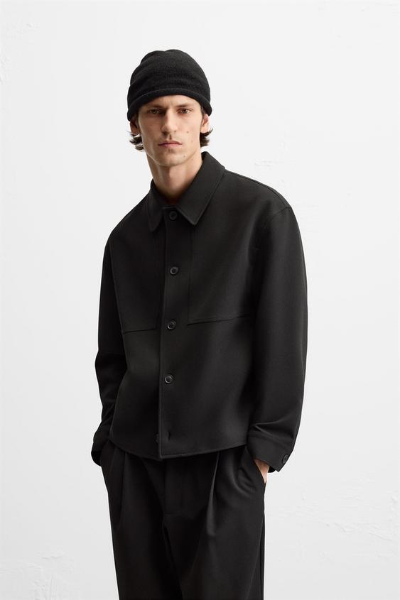 Zara BOXY FIT OVERSHIRT