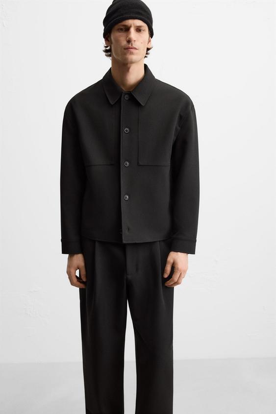 Zara BOXY FIT OVERSHIRT