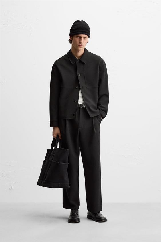 Zara BOXY FIT OVERSHIRT