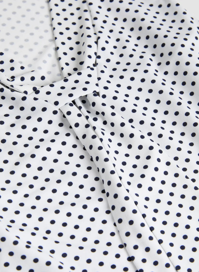 LAURA Dot Motif Sleeveless Top