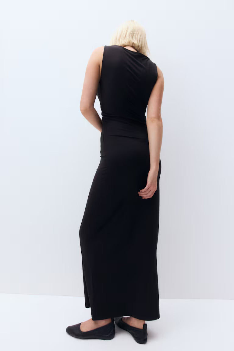 H&M Draped Bodycon Maxi Dress
