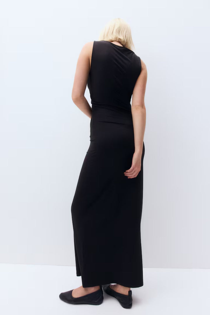 H&M Draped Bodycon Maxi Dress