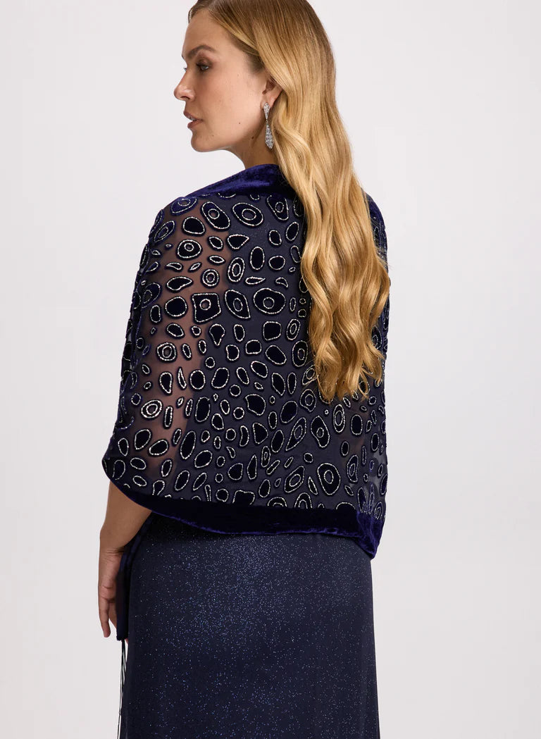LAURA Leopard Print Fringe Hem Wrap